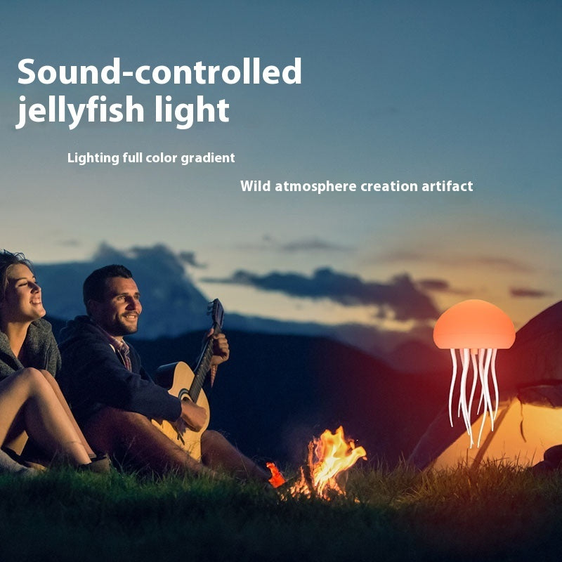 Lampe méduse LED flottante