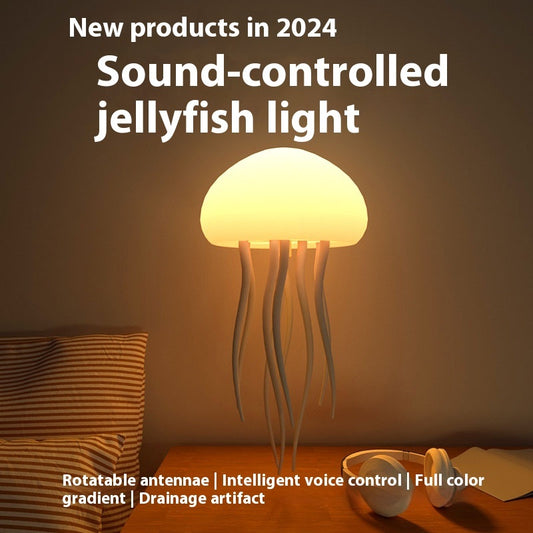 Lampe méduse LED flottante