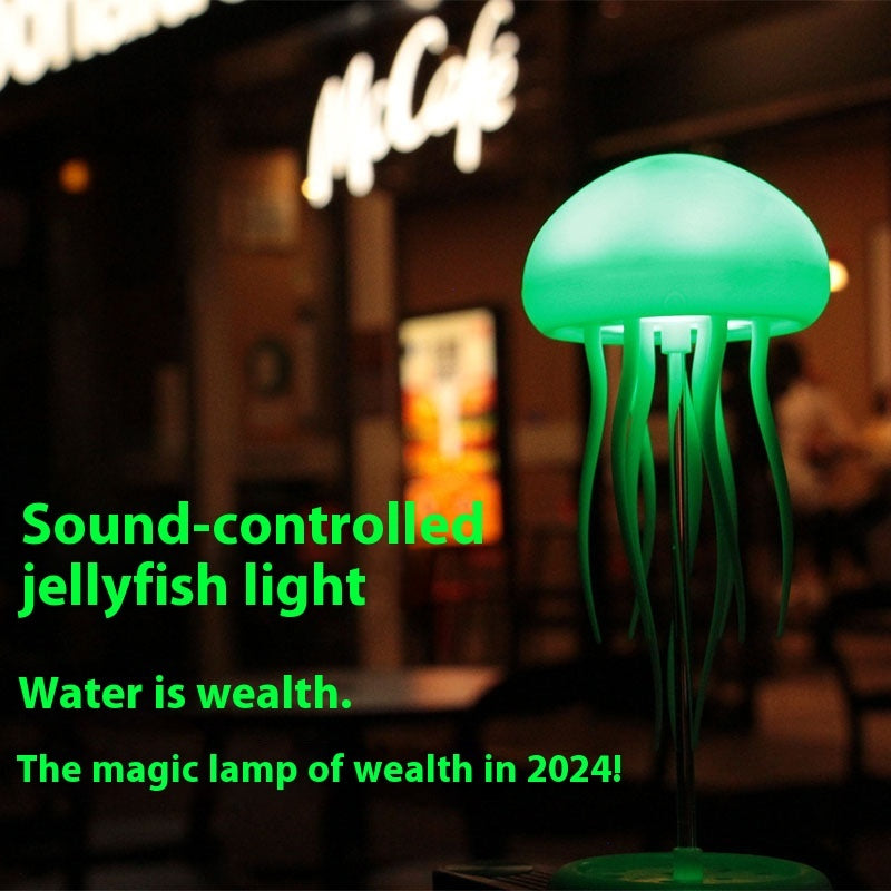 Lampe méduse LED flottante